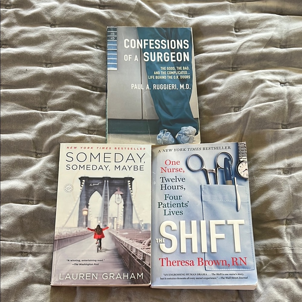 the Shift by Theresa Brown, RN
Someday, someday maybe
Confession of Surgeon